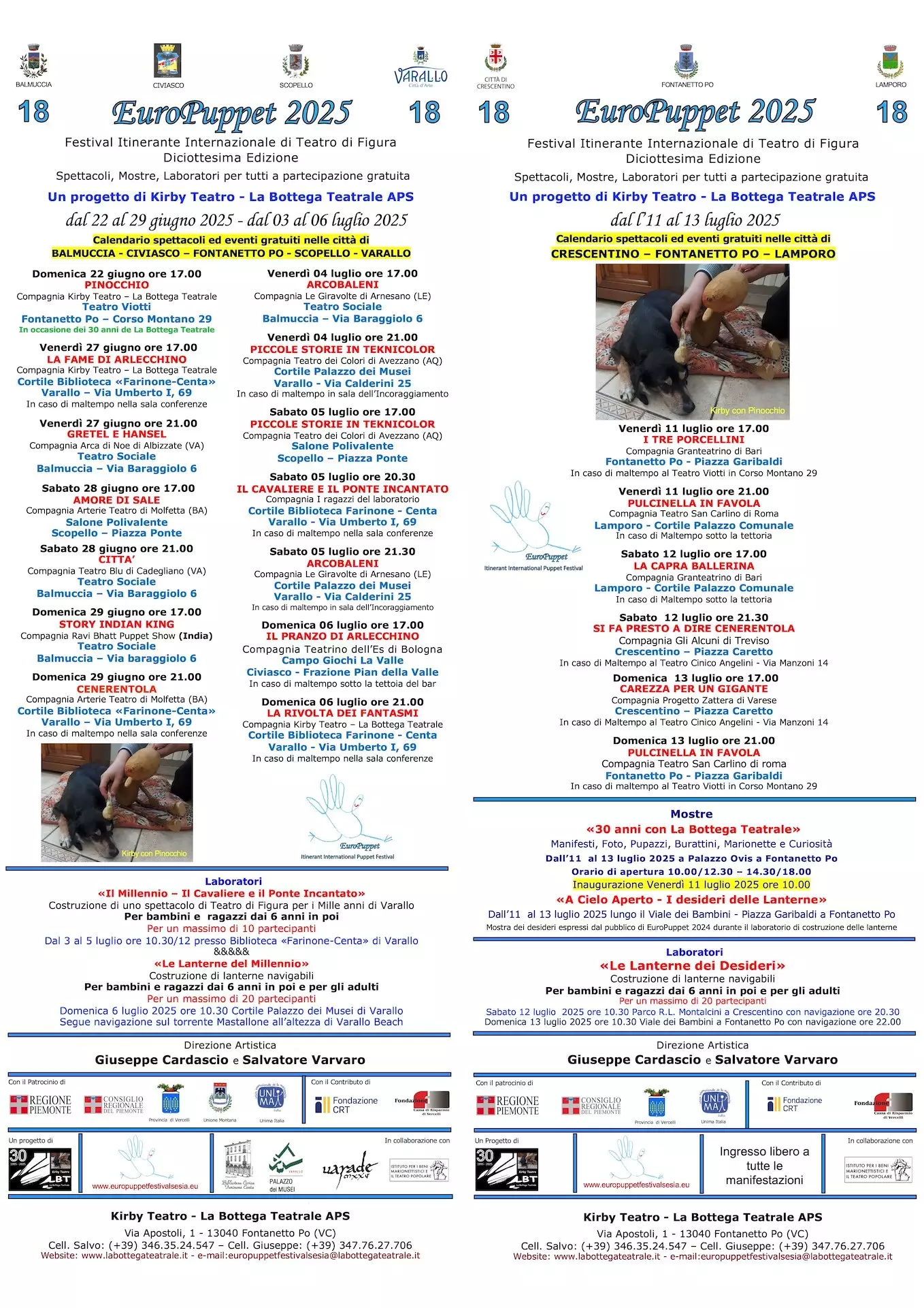 PROGRAMMA EUROPUPPET
